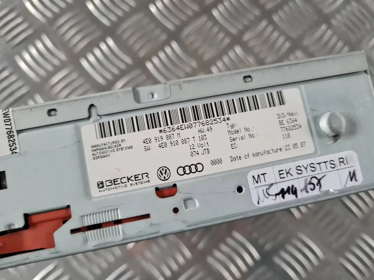 CD/DVD/Unidad de navegación AUDI A6 2008 - foto 6