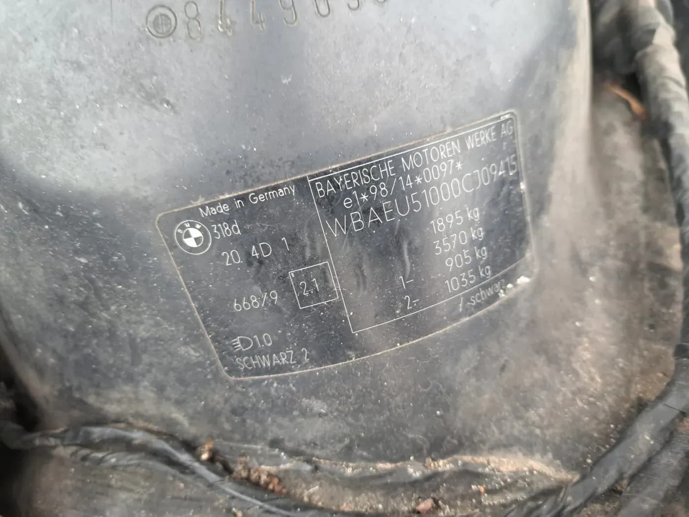Foto del vehículo desmontado 1