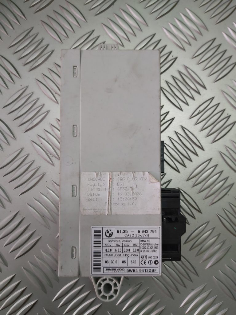 CAS vadības bloks priekš BMW 530D E61 2006 TOURING TITANSILVER 1 CAS vadības bloks priekš BMW 530D E61 2006 TOURING TITANSILVER