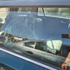 Aizmugurējo labo durvju stikls priekš OPEL ASTRA H 2005 GREEN