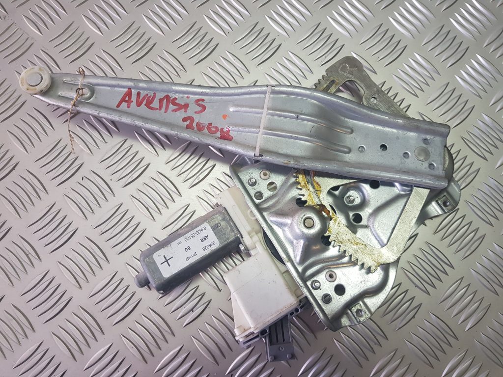 Stikla pacelšanas mehānisms aizmugurējais labais priekš TOYOTA AVENSIS 2008 1 Stikla pacelšanas mehānisms aizmugurējais labais priekš TOYOTA AVENSIS 2008