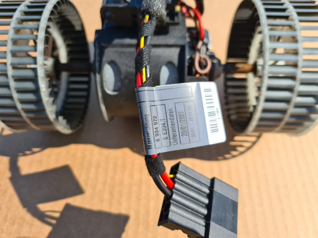 Salona ventilators priekš BMW 525D E61 2007 TOURING BLACK