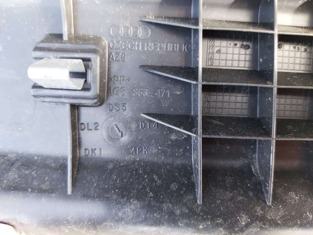 Bagažnieka nodalījuma sliekšņa uzlika priekš AUDI A7 2011 SPORTBACK