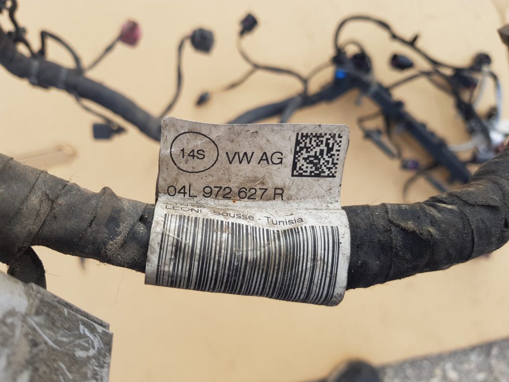 Dzinēja vadi priekš VW GOLF 2014