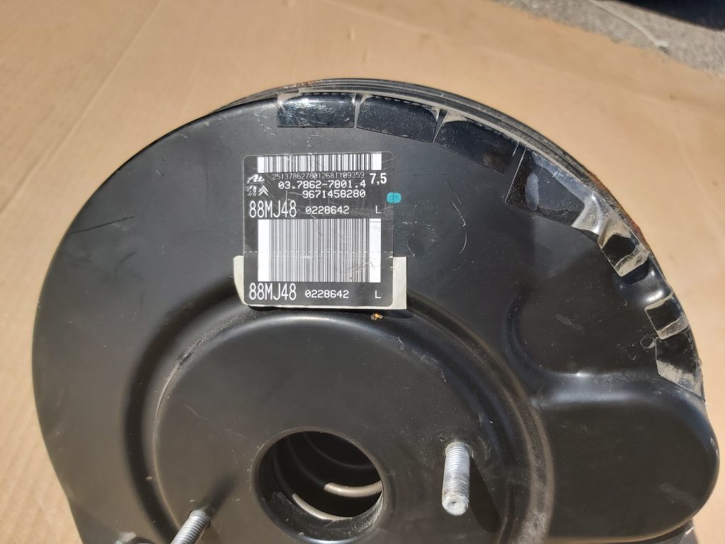 Vakuuma bremžu pastiprinātājs priekš PEUGEOT 508 2012 2 Vakuuma bremžu pastiprinātājs priekš PEUGEOT 508 2012