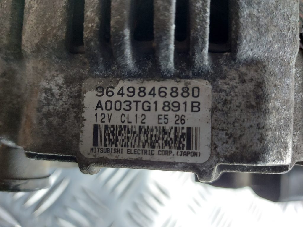 Ģenerators priekš PEUGEOT 407 2006 2 Ģenerators priekš PEUGEOT 407 2006