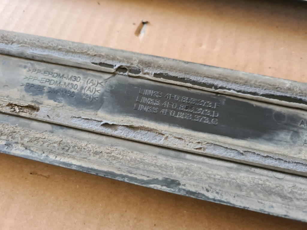 Sliekšņu uzliku komplekts priekš AUDI A6 AVANT 2007 QUATTRO