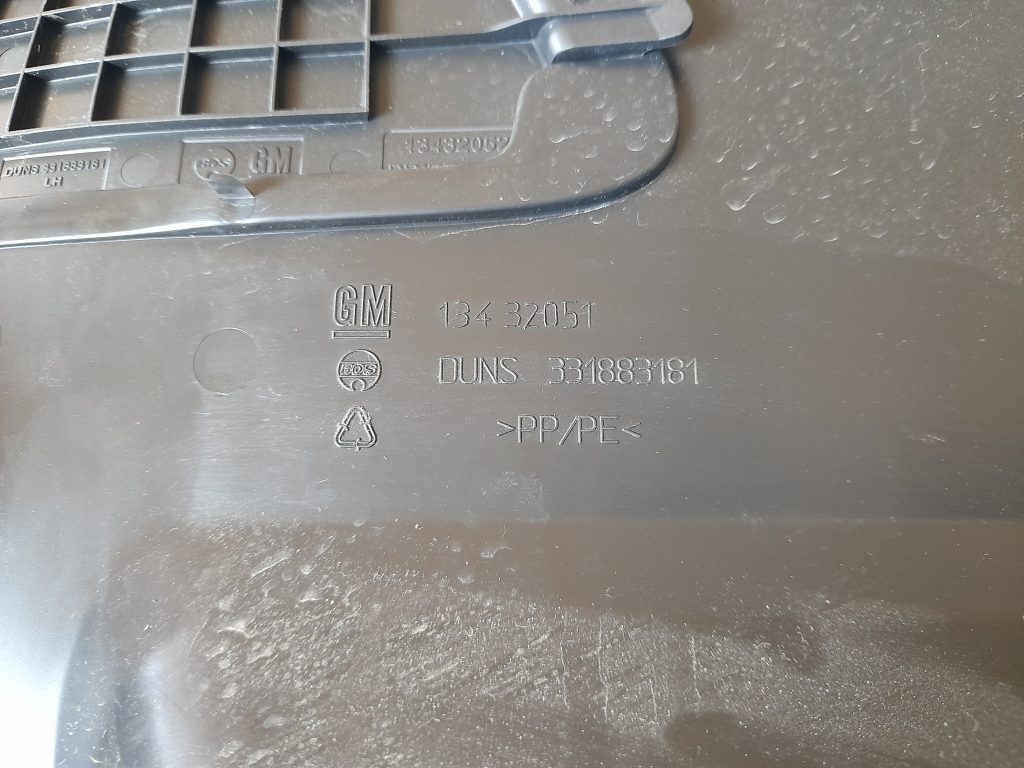 Bagāžnieka vāka liela apdare priekš OPEL ASTRA SPORT 2017