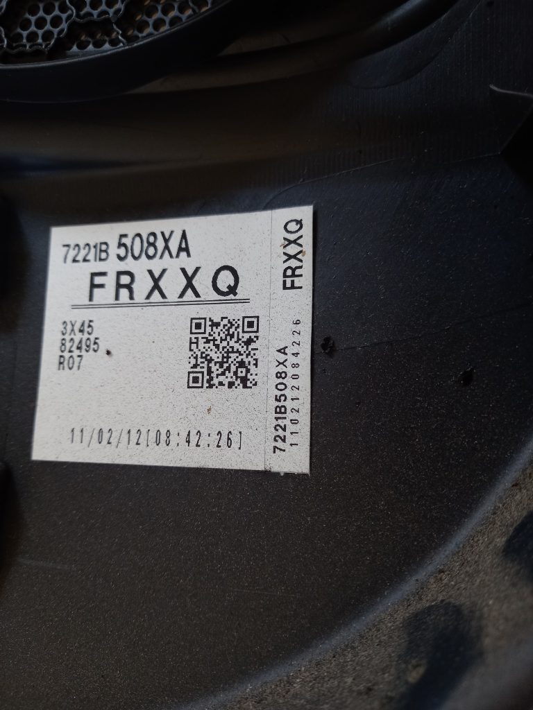 Priekšējo labo durvju apdare priekš MITSUBISHI ASX 2011