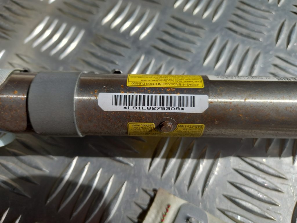 Griestu drošības spilvens, pa labi priekš MITSUBISHI LANCER 2009