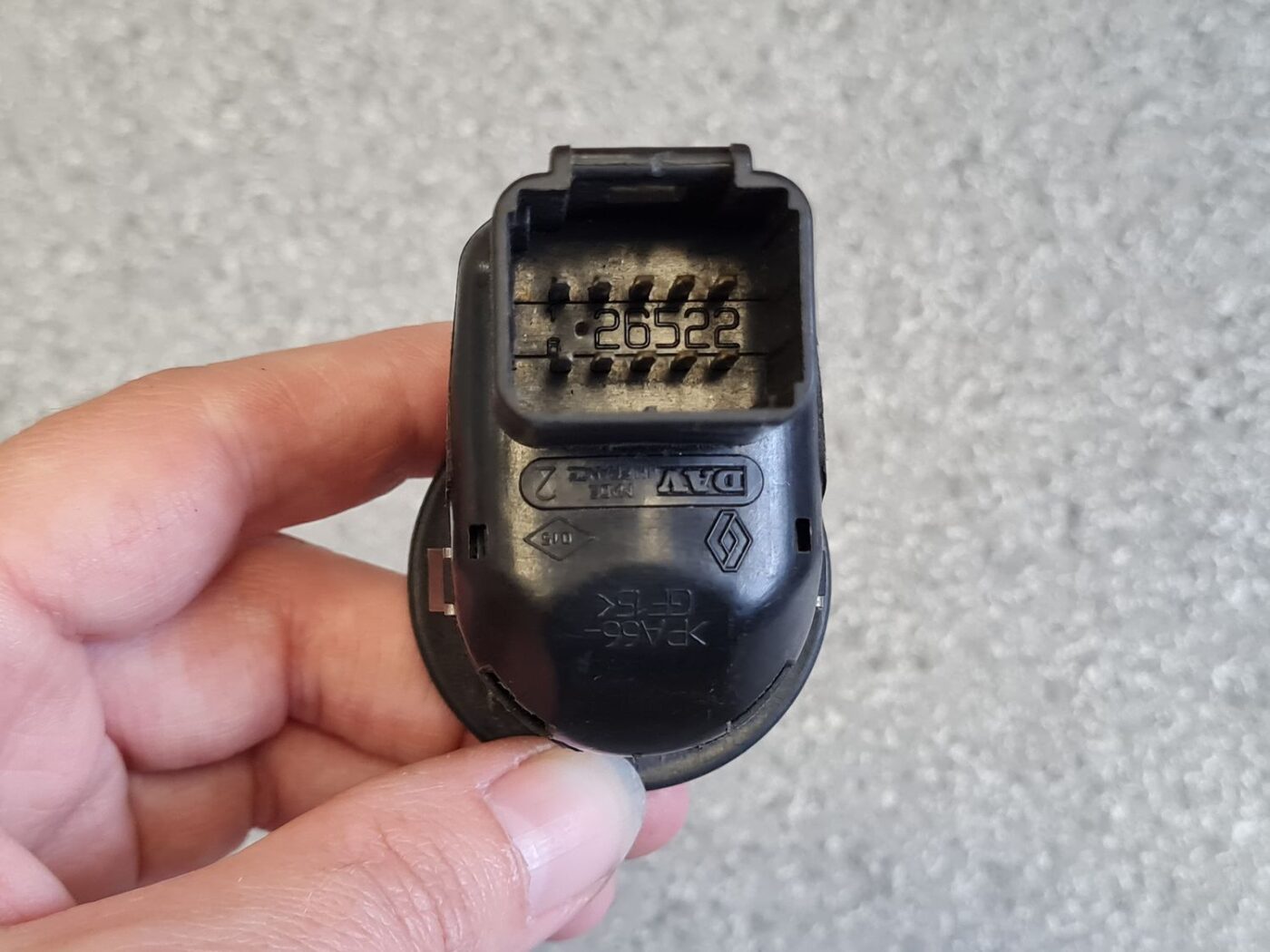 Spoguļa regulēšanas poga priekš RENAULT MEGANE 2004 2 Spoguļa regulēšanas poga priekš RENAULT MEGANE 2004