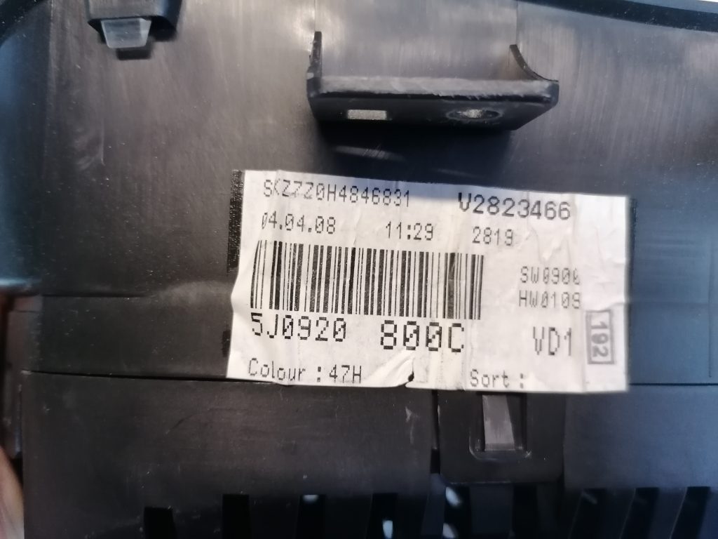 Spidometrs priekš ŠKODA FABIA 2008 3 Spidometrs priekš ŠKODA FABIA 2008