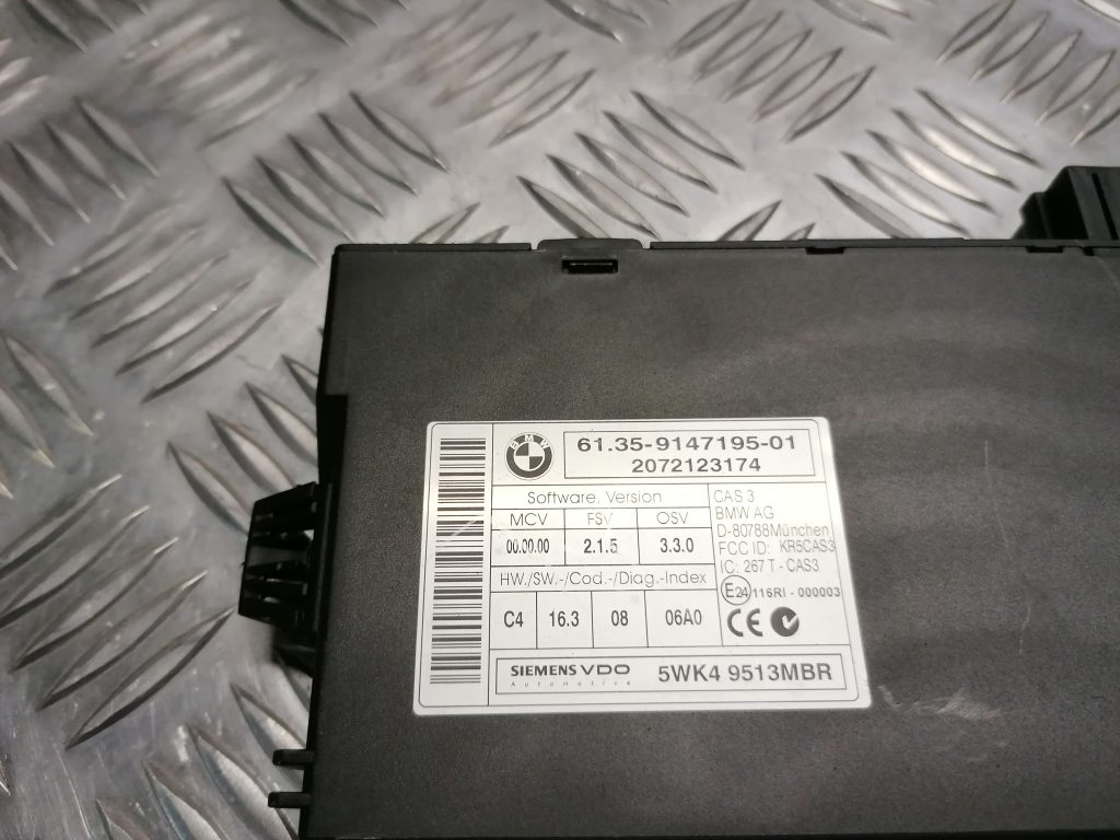 CAS vadības bloks priekš BMW 330D E91 2008 TOURING