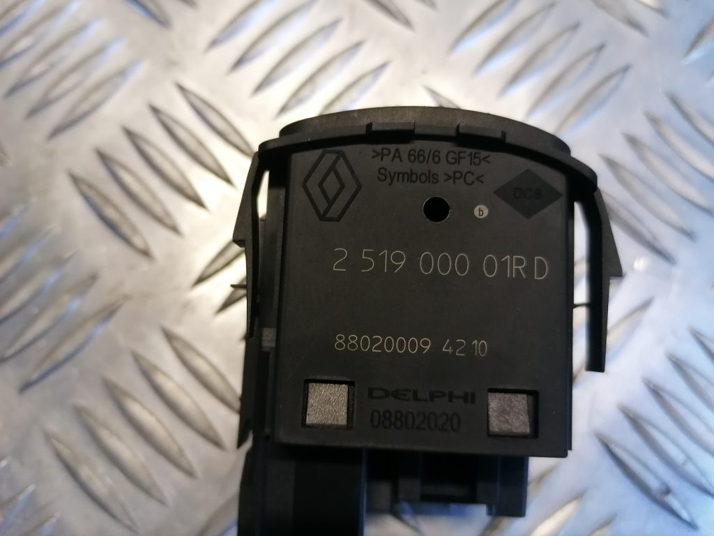 Lukturu augstuma regulēšanas poga priekš RENAULT MEGANE 2011 3 Lukturu augstuma regulēšanas poga priekš RENAULT MEGANE 2011