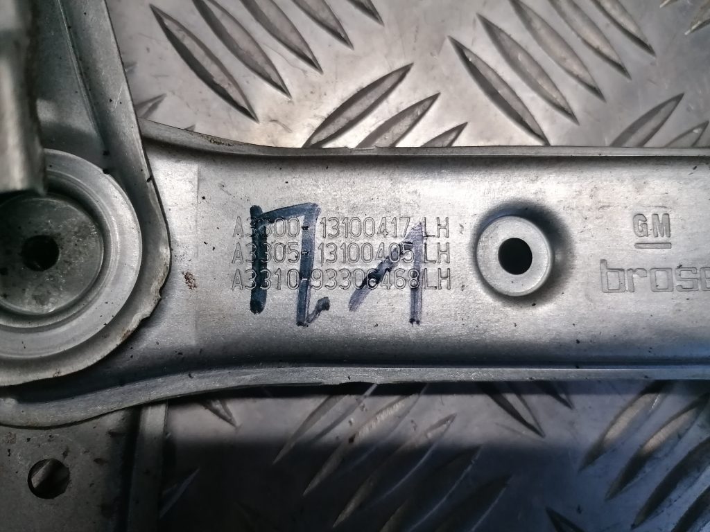 Stikla pacelšanas mehānisms priekšējais kreisais priekš OPEL ASTRA H 2006 2 Stikla pacelšanas mehānisms priekšējais kreisais priekš OPEL ASTRA H 2006