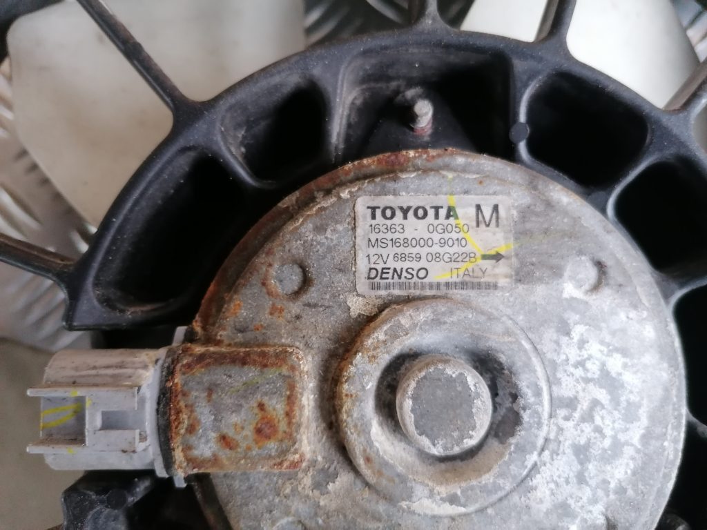 Dzesēšanas radiatora ventilators priekš TOYOTA COROLLA VERSO 2005