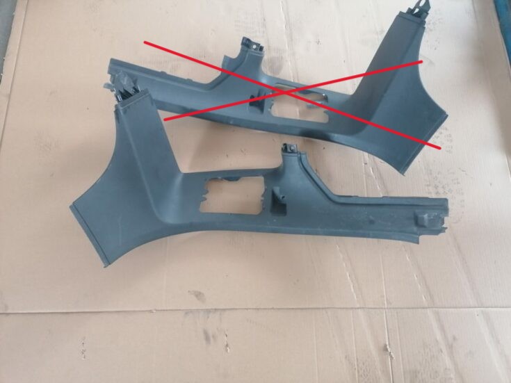 Bagažnieka nodalījuma statnes apdare priekš VOLVO V70 2004