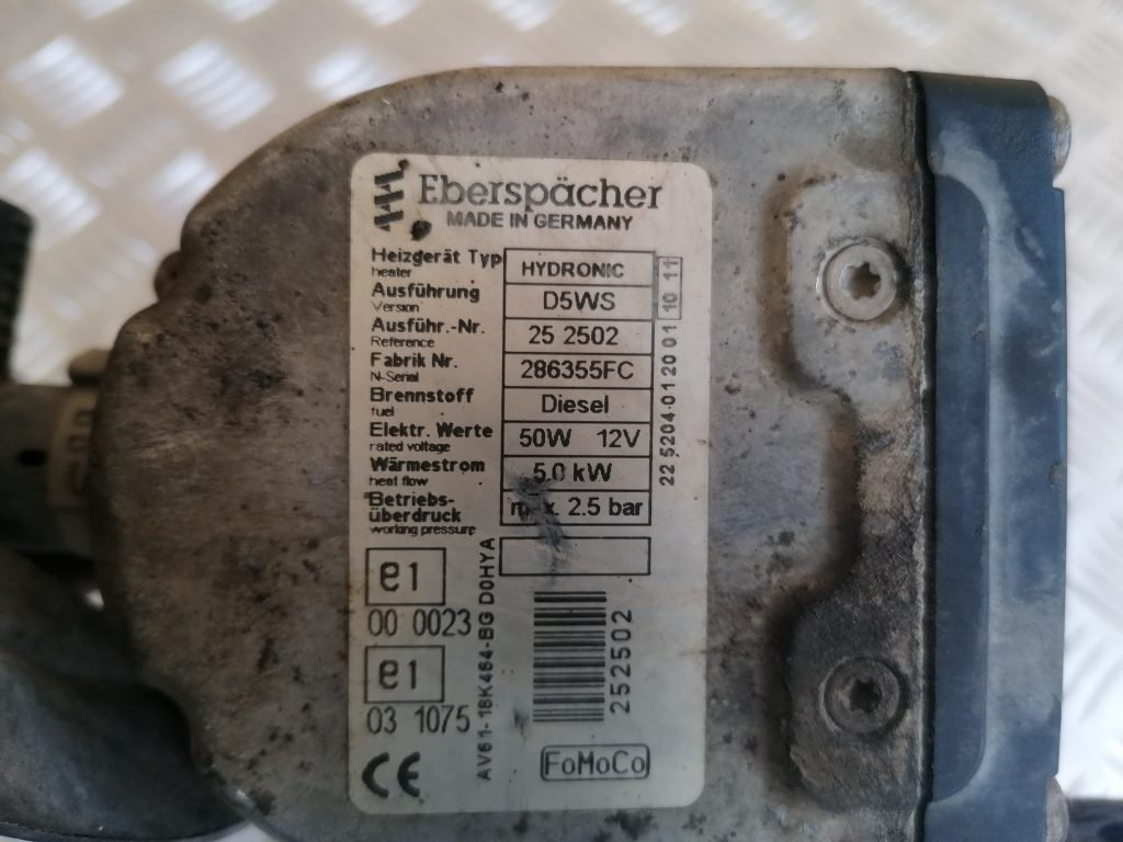 Autonomais sildītājs (Webasto) priekš FORD C-MAX 2011 3 Autonomais sildītājs (Webasto) priekš FORD C-MAX 2011