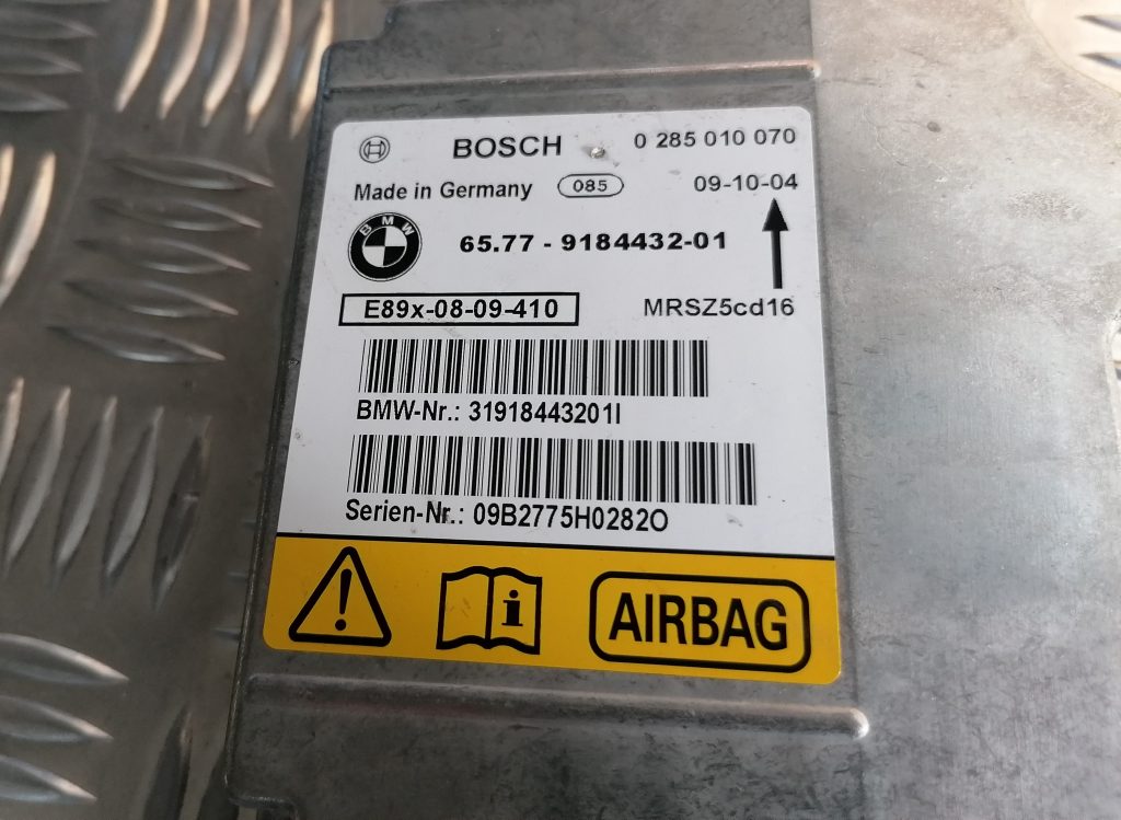 Drošības spilvena vadības bloks priekš BMW 1 E87 2009 WHITE