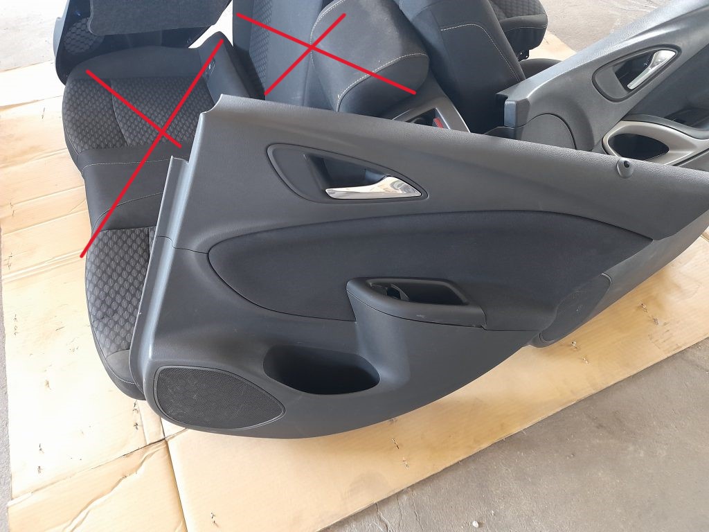 Sēdekļu komplekts priekš OPEL ASTRA SPORT 2017 6 Sēdekļu komplekts priekš OPEL ASTRA SPORT 2017