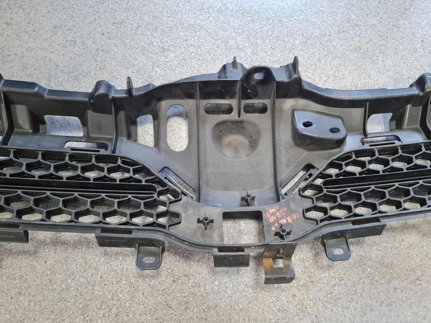 Pārsega reste priekš TOYOTA COROLLA VERSO 2008