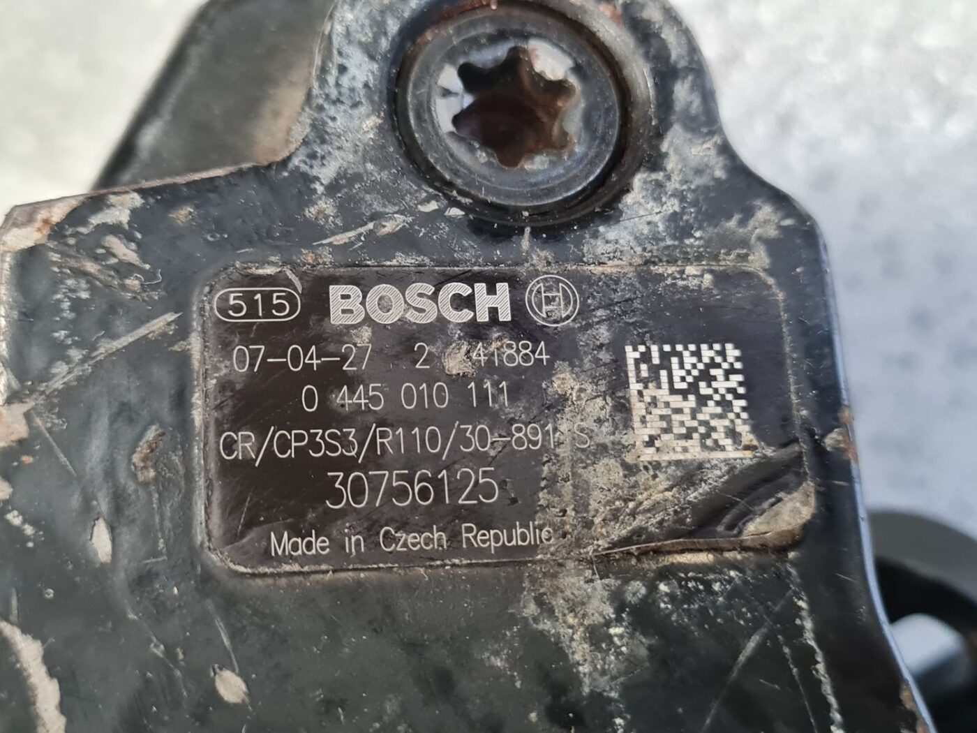 Augstspiediena degvielas sūknis priekš VOLVO V70 2007