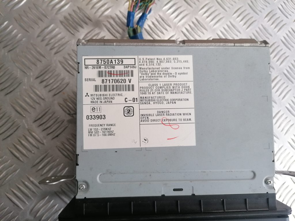 CD/DVD/Navigācijas bloks priekš CITROEN C-CROSSER 2009