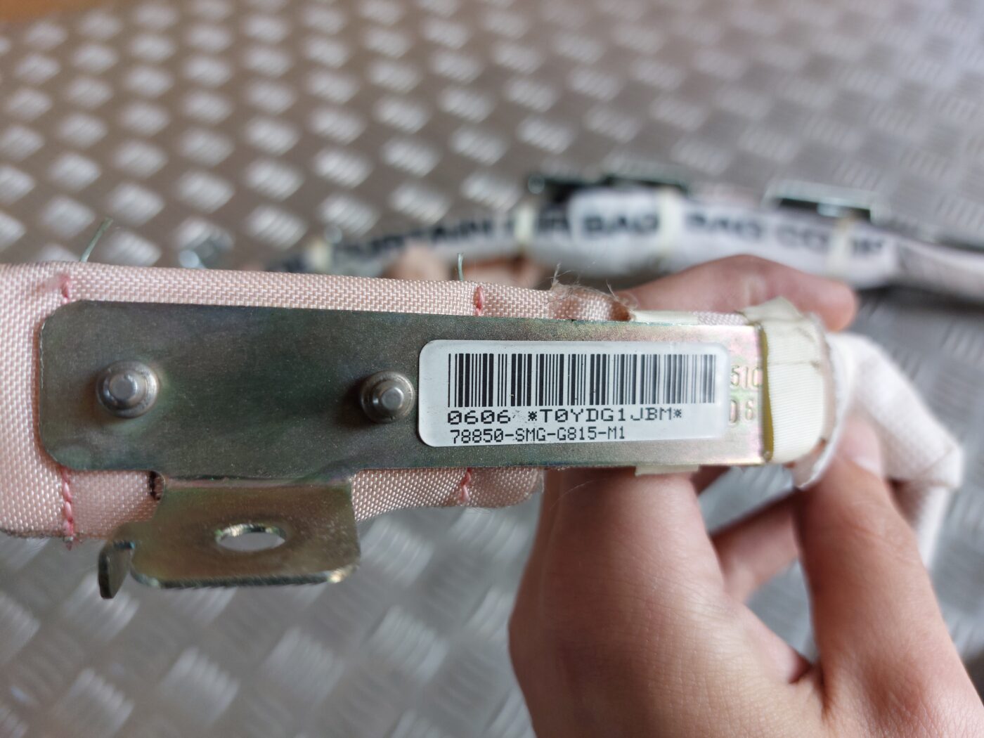 Griestu drošības spilvens, pa kreisi priekš HONDA CIVIC 2006 2 Griestu drošības spilvens, pa kreisi priekš HONDA CIVIC 2006