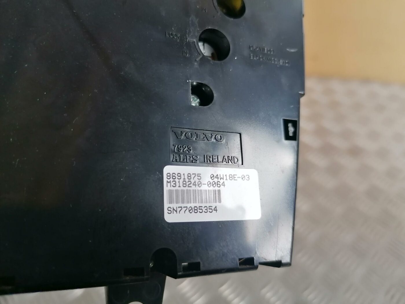 Klimata kontroles bloks priekš VOLVO S80 2004 3 Klimata kontroles bloks priekš VOLVO S80 2004