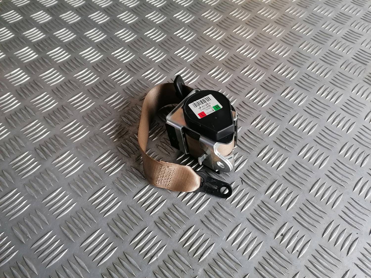 Aizmugurējā kreisa drošības josta priekš BMW 318D E91 2008 TOURING 1 Aizmugurējā kreisa drošības josta priekš BMW 318D E91 2008 TOURING