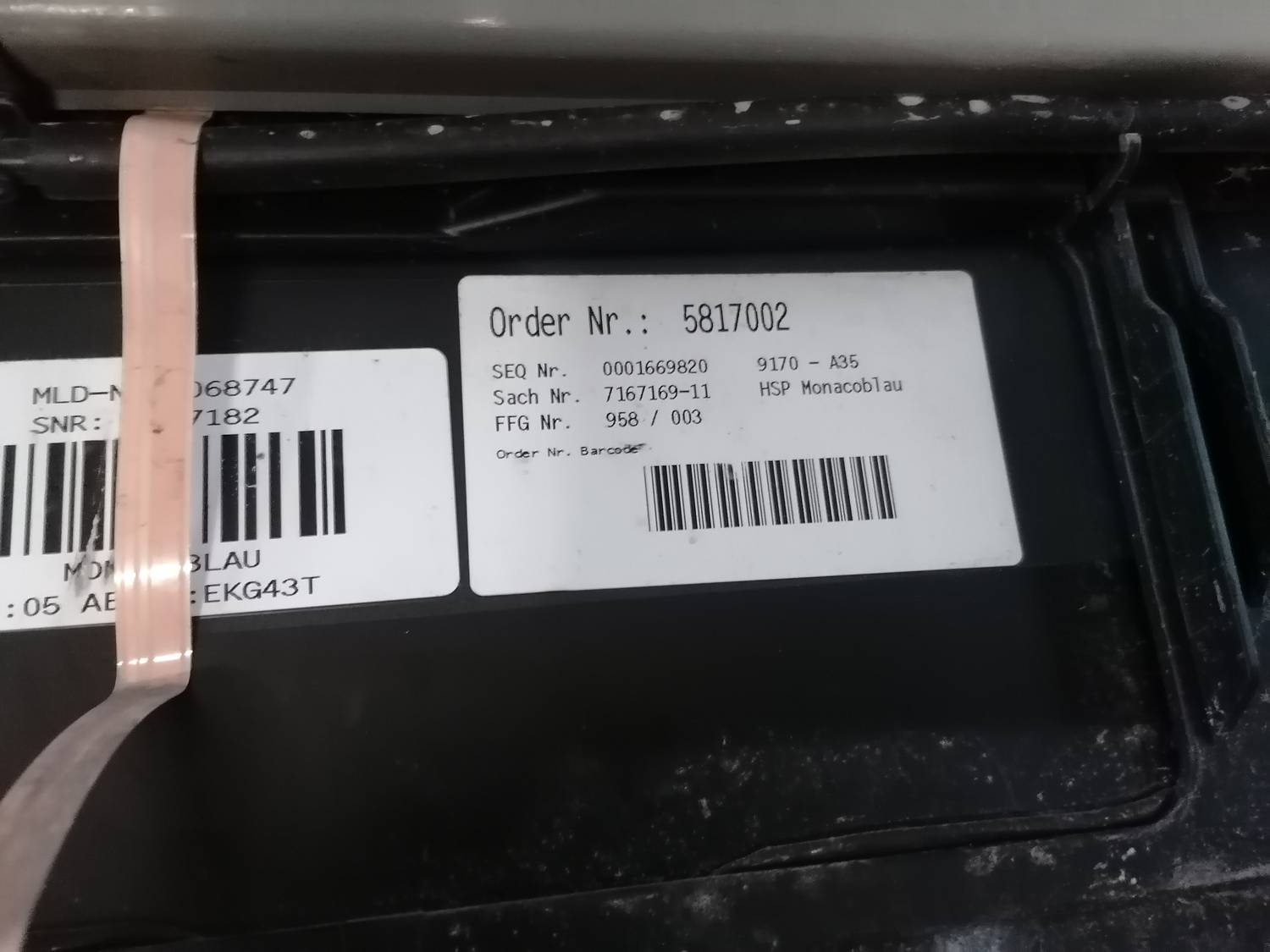 Bagāžnieka vāka spoileris priekš BMW 318D E91 2008 TOURING 6 Bagāžnieka vāka spoileris priekš BMW 318D E91 2008 TOURING