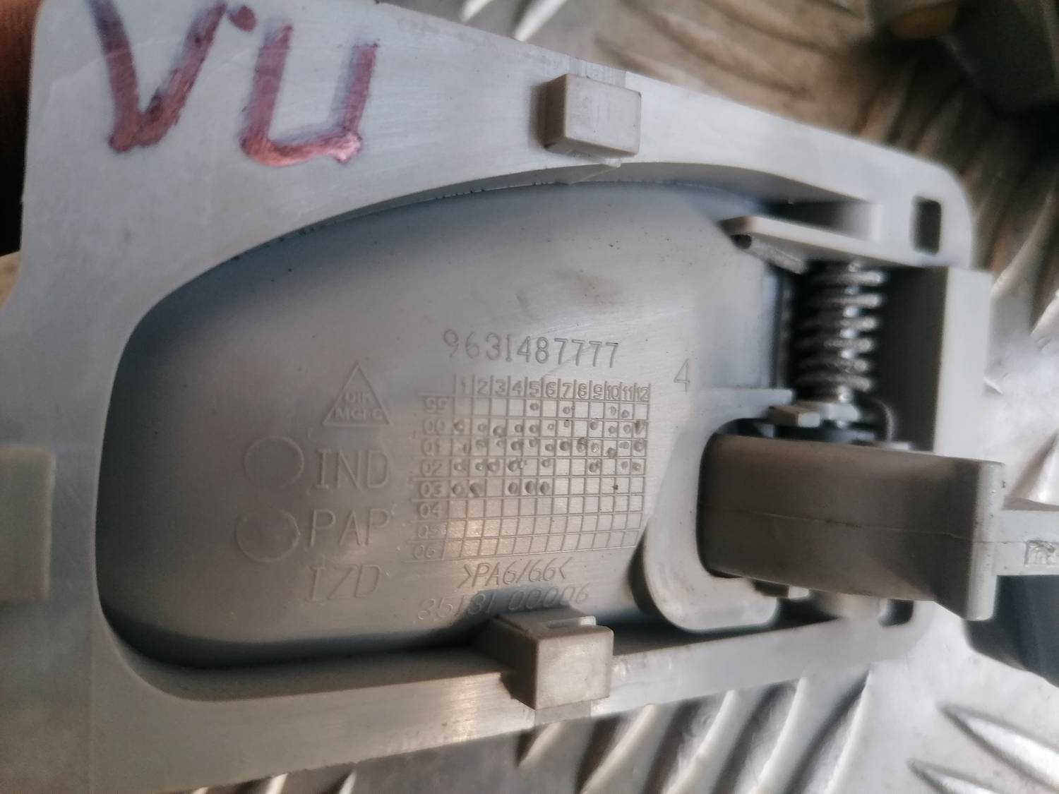 Salona durvju rokturis priekš XSARA PICASSO 2003 3 Salona durvju rokturis priekš XSARA PICASSO 2003