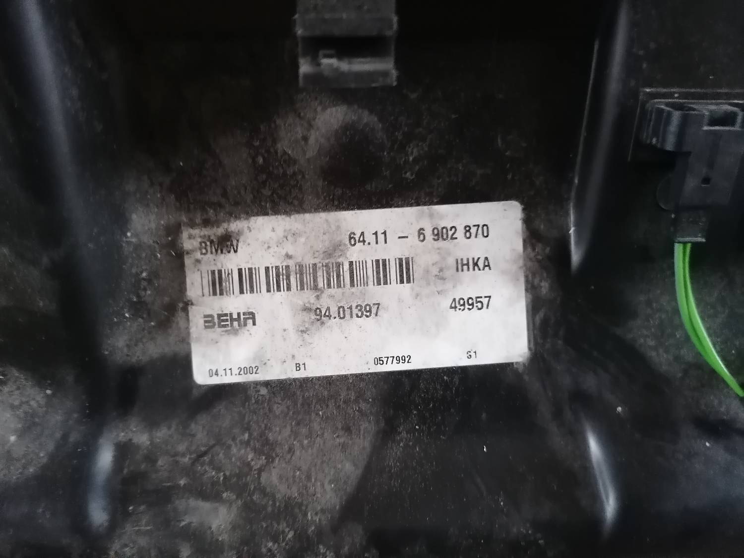 Salona sildītājs priekš BMW 318D E46 2002 SEDAN