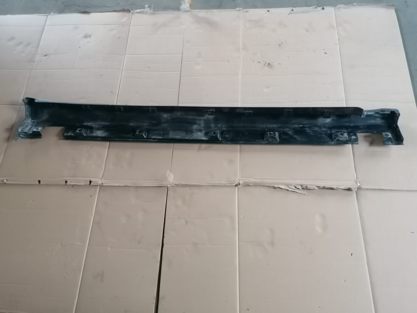 Ārēja sliekšņa kreisa uzlika priekš MERCEDES BENZ ML280 2008 OBSIDIAN BLACK