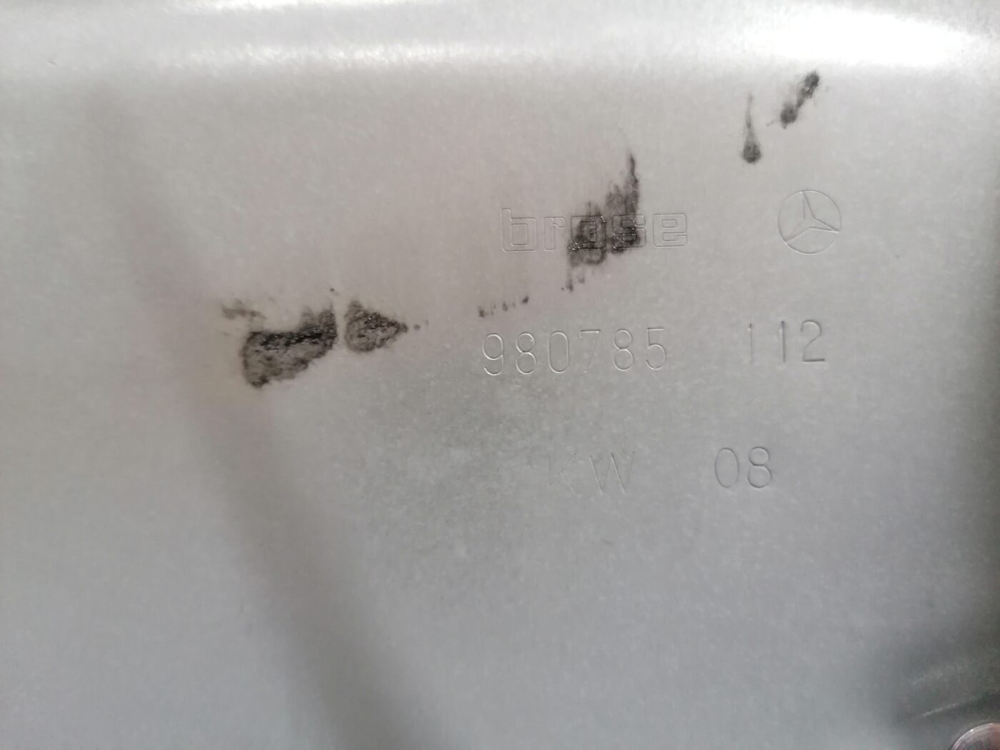 Stikla pacelšanas mehānisma panele priekš MERCEDES BENZ ML280 2008 OBSIDIAN BLACK