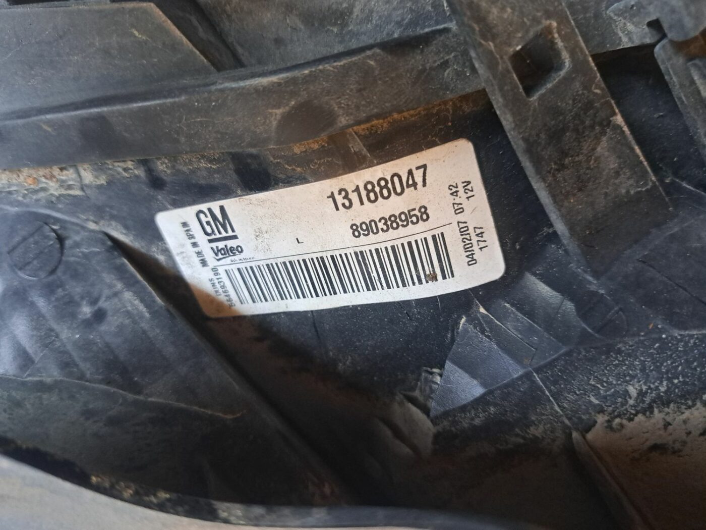 Aizmugurējais kreisais lukturis priekš OPEL CORSA 2007 11 Aizmugurējais kreisais lukturis priekš OPEL CORSA 2007