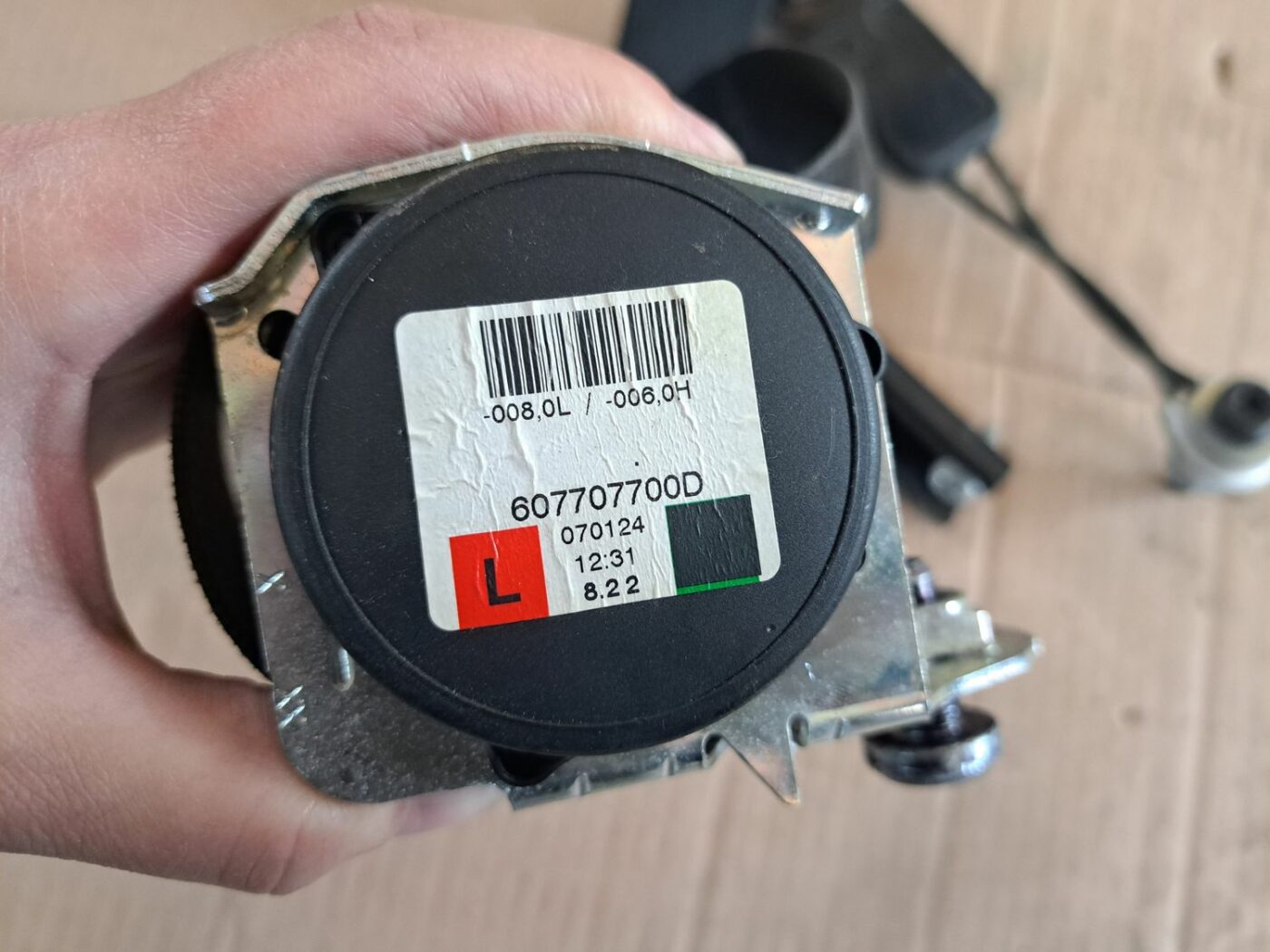 Priekšējā kreisā drošības josta priekš OPEL CORSA 2007