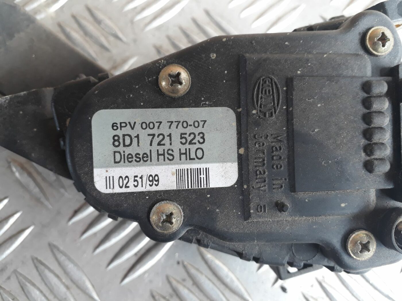 Gāzes pedālis priekš AUDI A4 2000 AVANT 3 Gāzes pedālis priekš AUDI A4 2000 AVANT