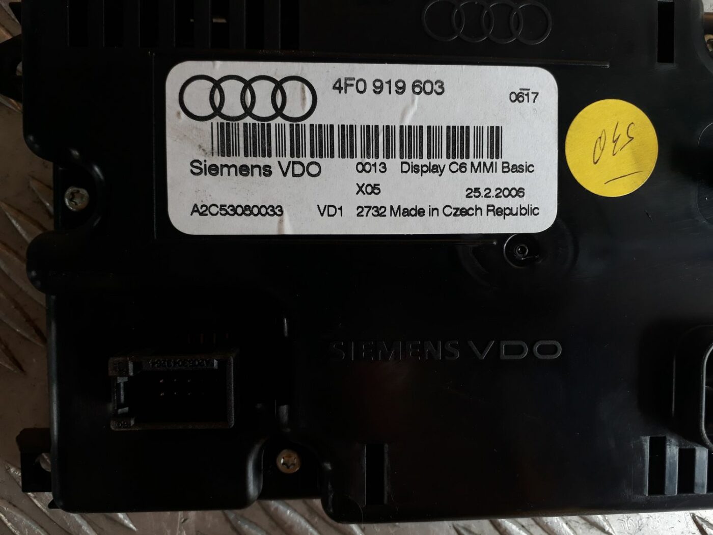 Displejs priekš AUDI A6 AVANT 2006 5 Displejs priekš AUDI A6 AVANT 2006