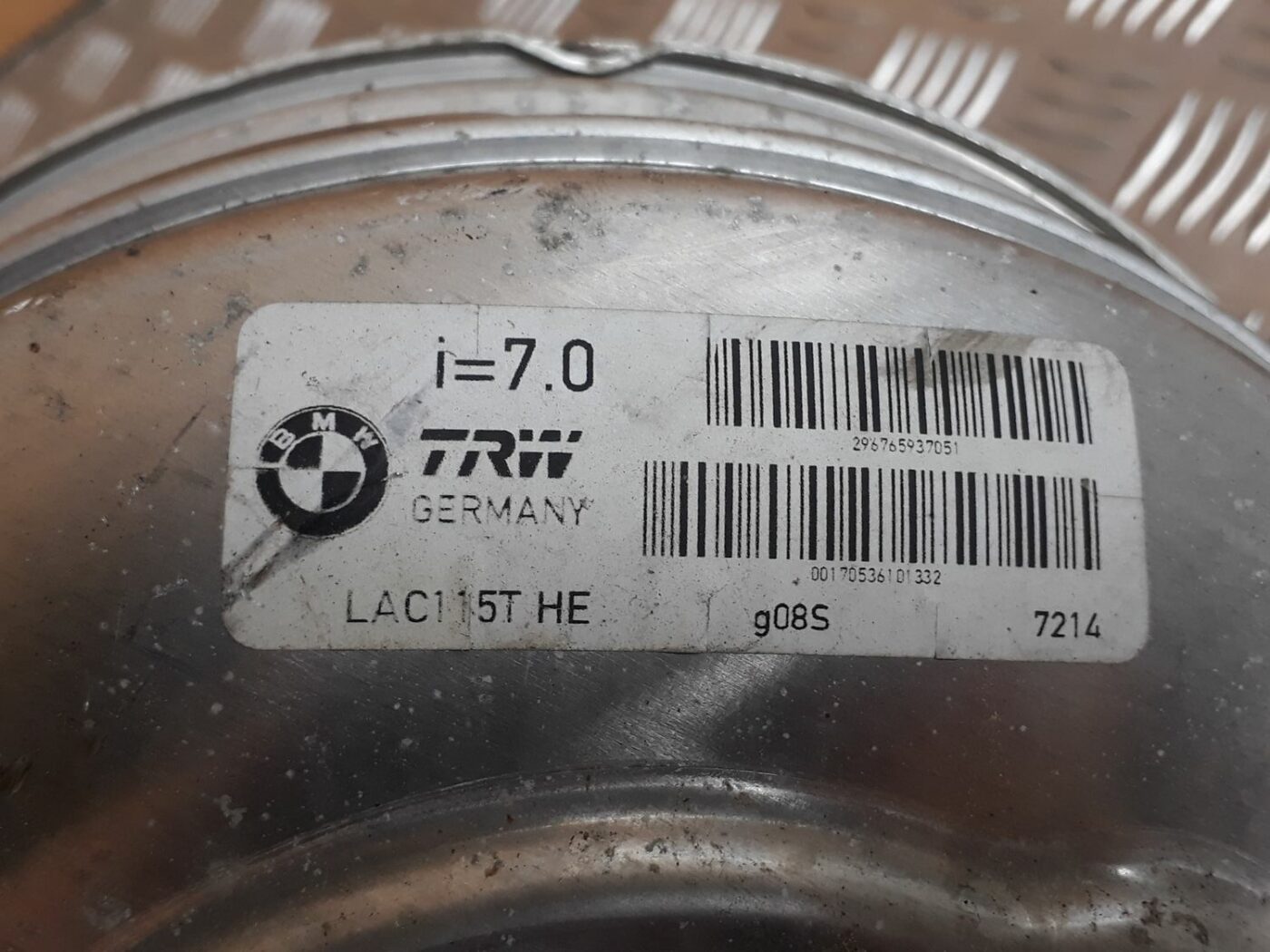 Vakuuma bremžu pastiprinātājs priekš BMW 530D E61 2006 TOURING BLUE