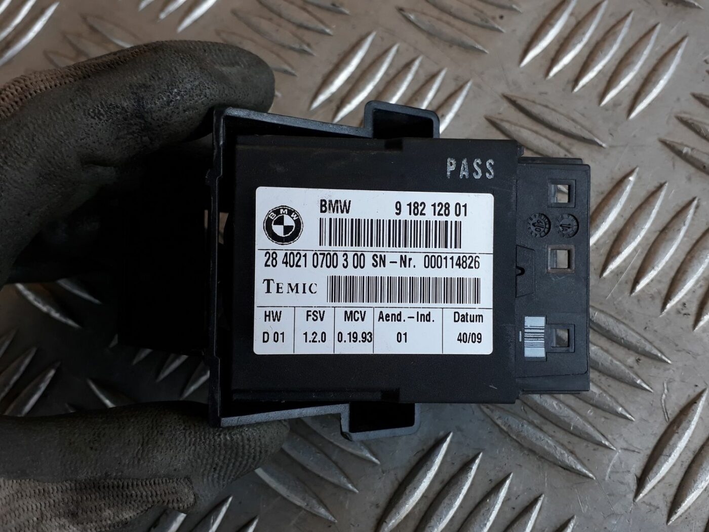 Sēdekļu vadības bloks priekš BMW 530D E61 2006 TOURING BLUE