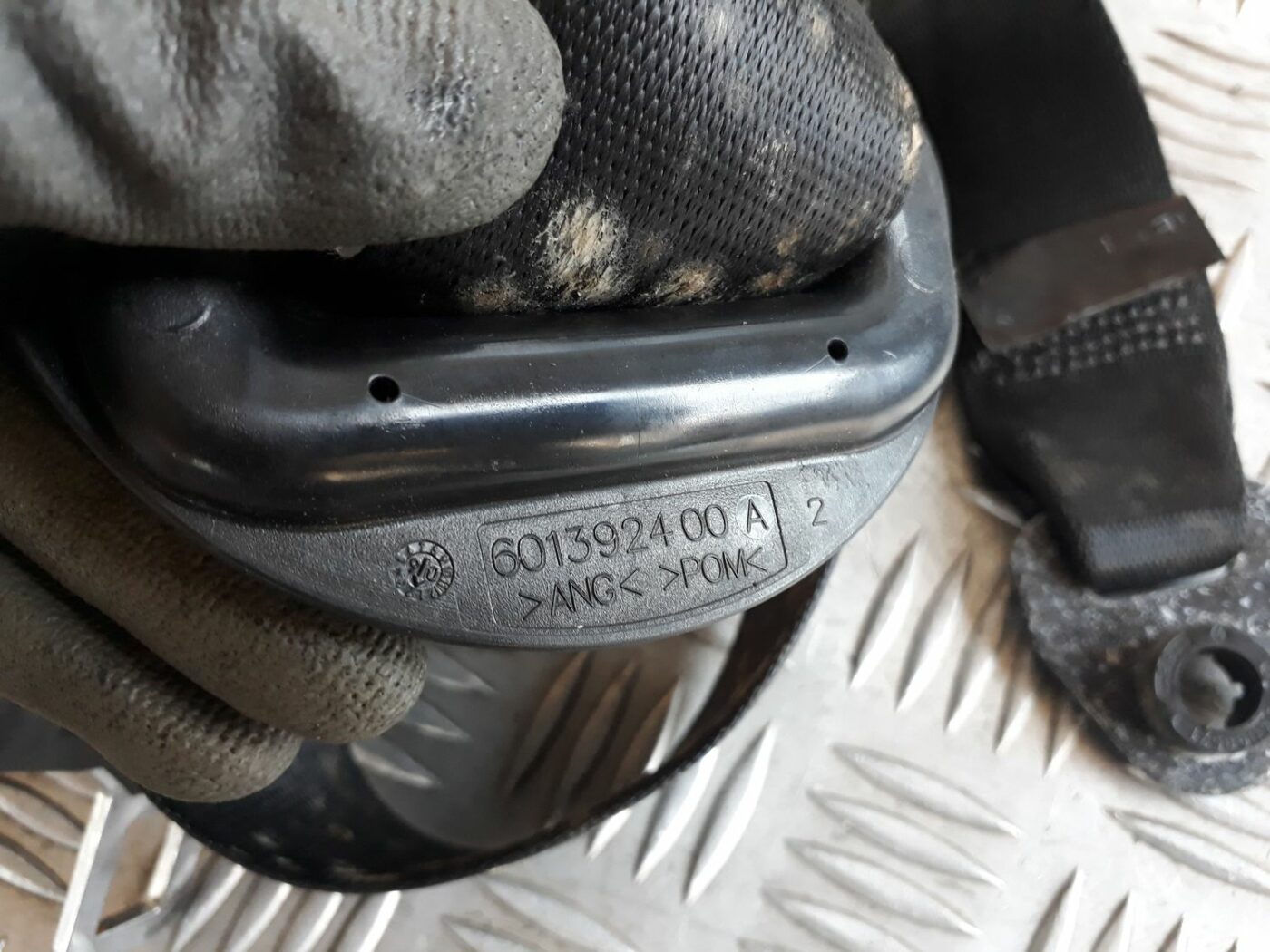 Priekšējā labā drošības josta priekš BMW 530D E61 2006 TOURING BLUE 4 Priekšējā labā drošības josta priekš BMW 530D E61 2006 TOURING BLUE