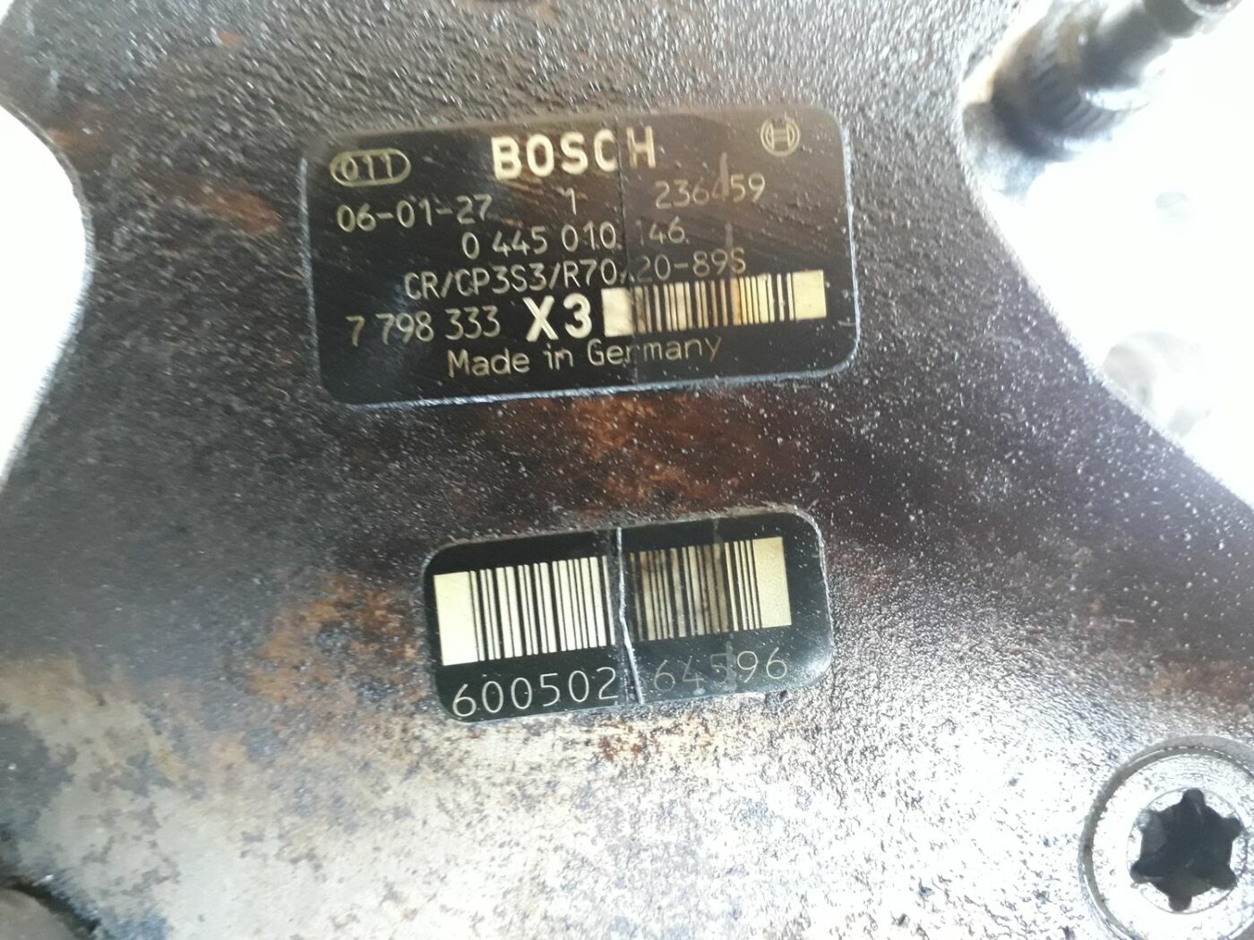 Augstspiediena degvielas sūknis priekš BMW 530D E61 2006 TOURING BLUE