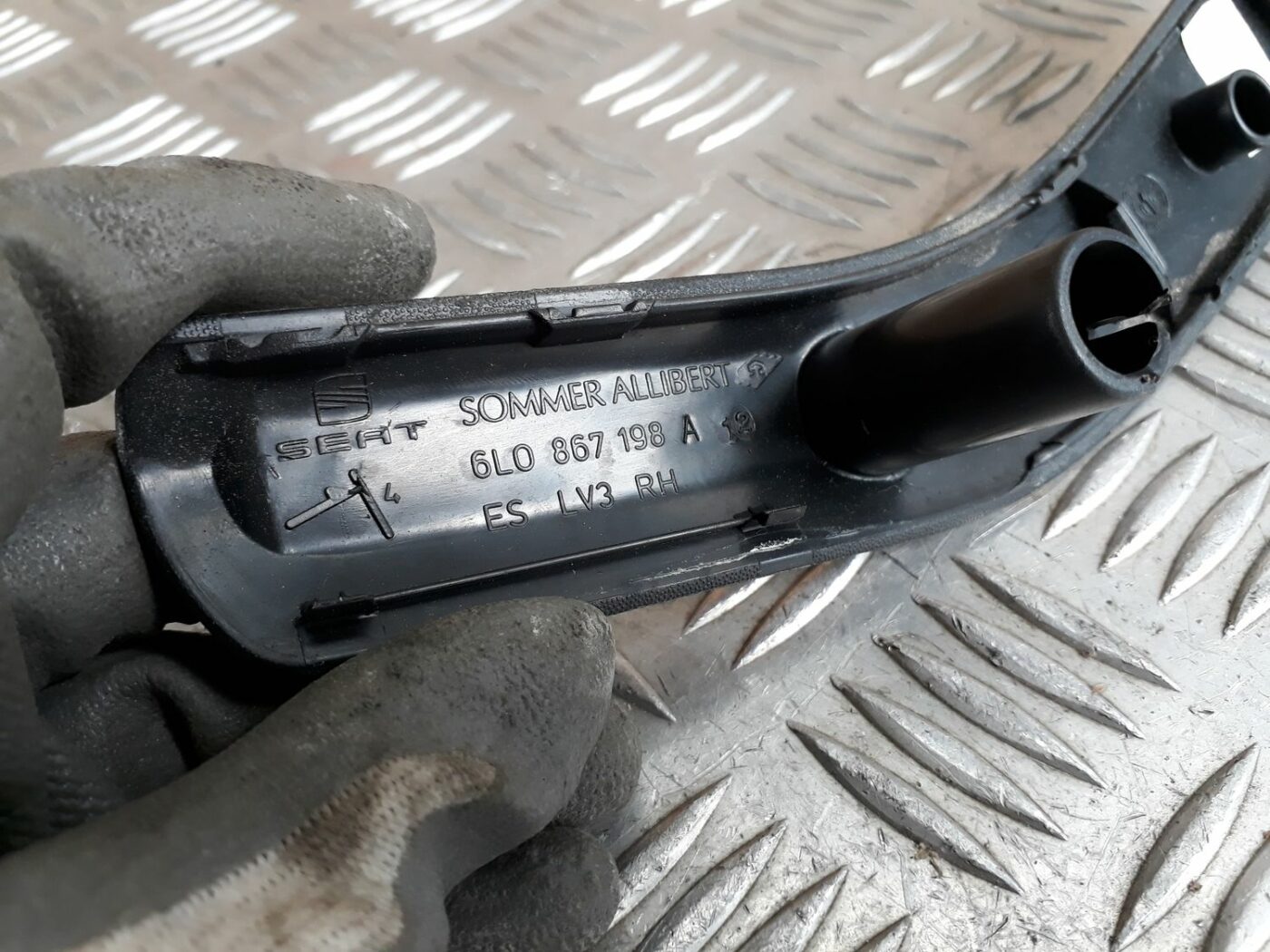 Durvju rokturu apdares uzlika (salonā) priekš SEAT IBIZA 2005