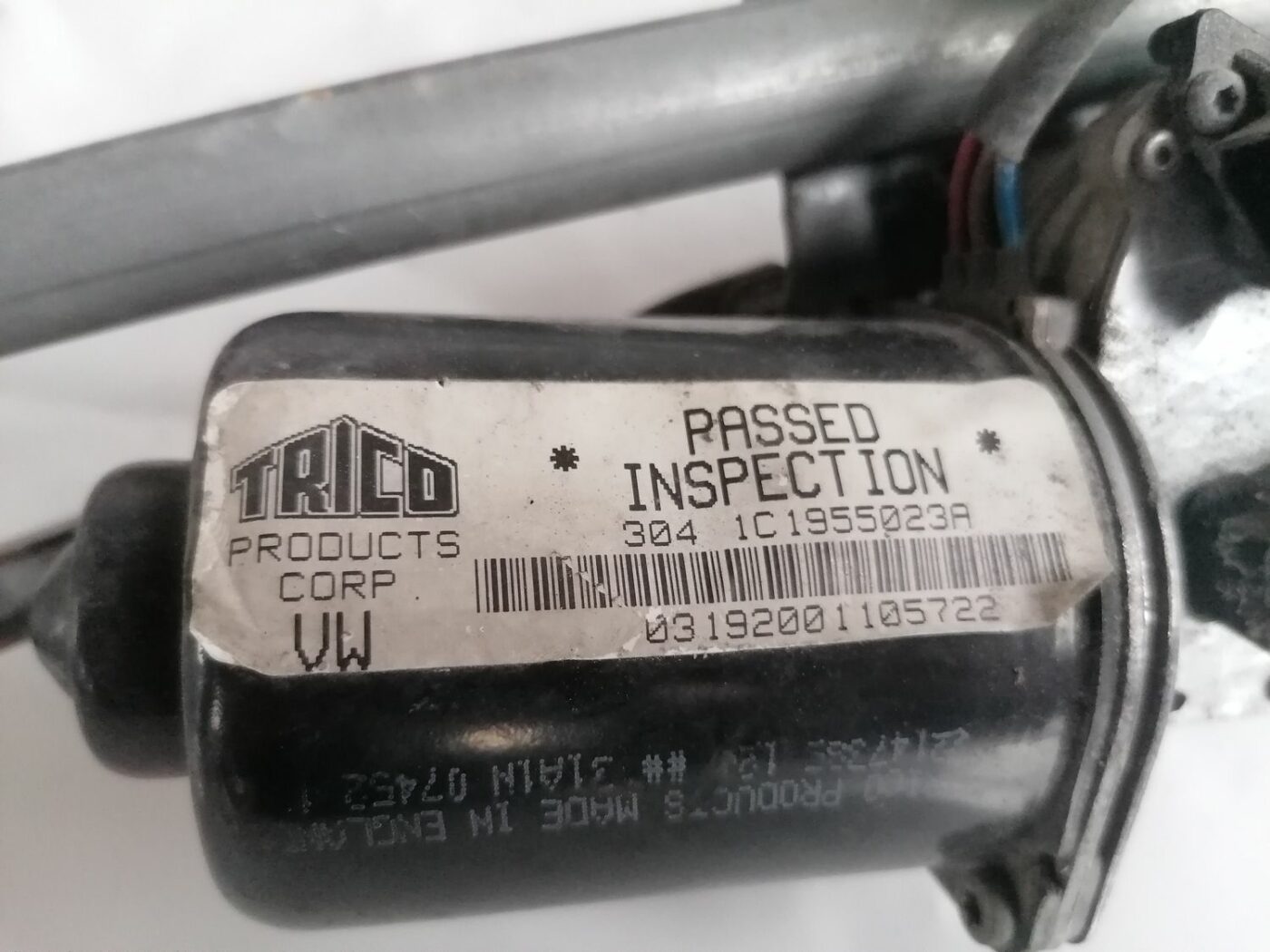 Vējstikla tīrīšanas mehānisms priekš VW NEW BEETLE 2001