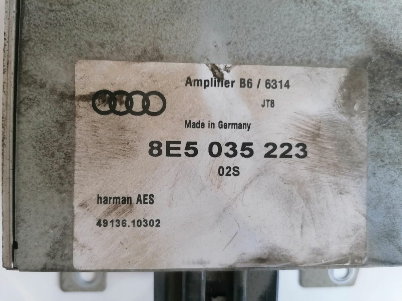 Audio pastiprinātāja bloks priekš AUDI A4 2001 SEDAN 5 Audio pastiprinātāja bloks priekš AUDI A4 2001 SEDAN