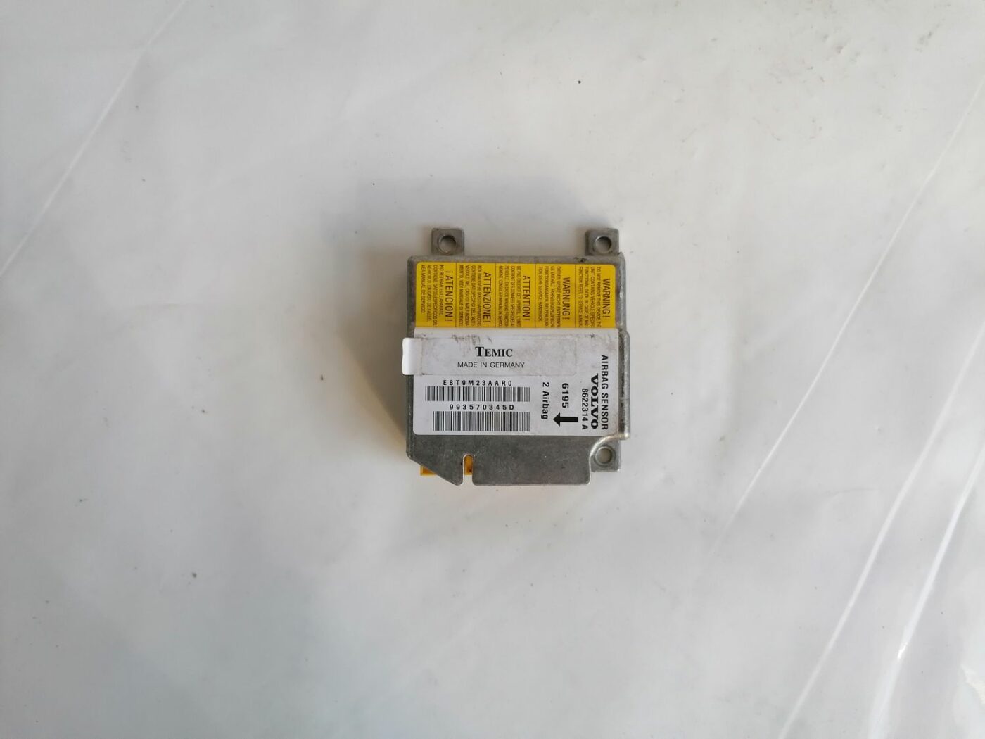 Drošības spilvena vadības bloks priekš VOLVO V70 2000 1 Drošības spilvena vadības bloks priekš VOLVO V70 2000