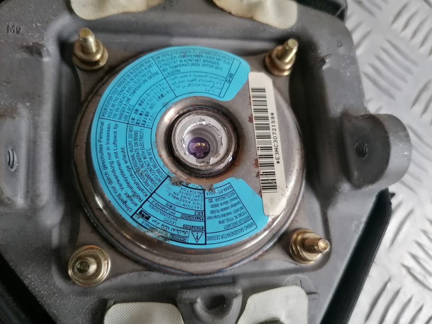 Stūres drošības spilvens priekš HONDA ACCORD 2008 4 Stūres drošības spilvens priekš HONDA ACCORD 2008