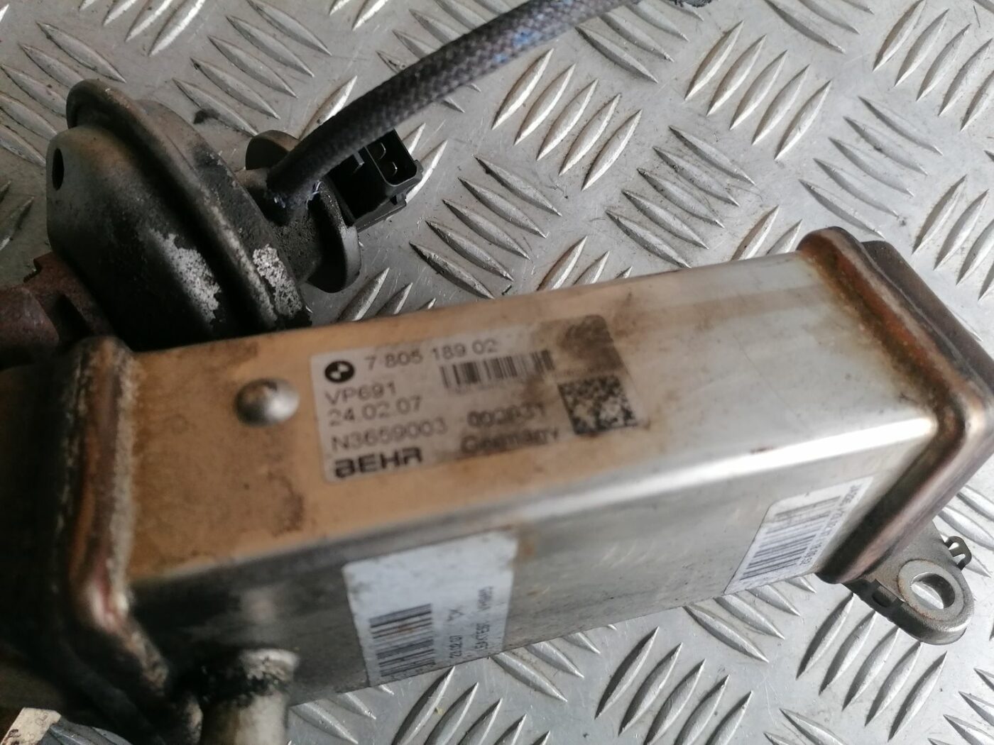 EGR vārsta dzesētājs priekš BMW 1 E87 2007 GRAPHITE 5 EGR vārsta dzesētājs priekš BMW 1 E87 2007 GRAPHITE