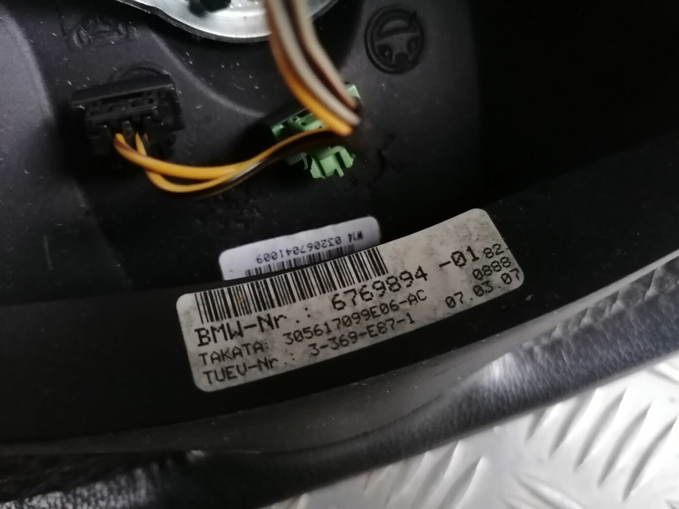 Stūre priekš BMW 1 E87 2007 GRAPHITE 5 Stūre priekš BMW 1 E87 2007 GRAPHITE